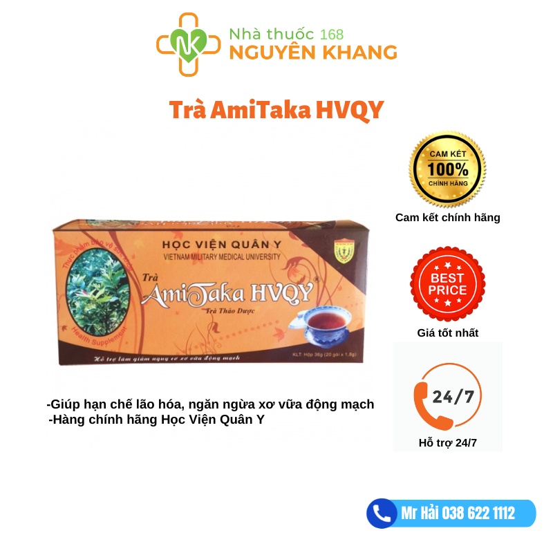 Trà Amitaka Học Viện Quân Y, Giúp hạn chế lão hoá, ngăn ngừa xơ vữa động mạch