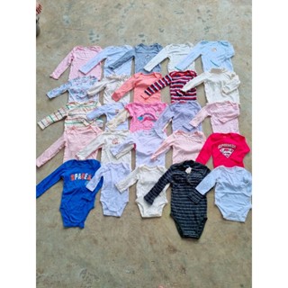 Áo liền thân Bodysuit dài tay bé trai bé gái vnxk lỗi sale