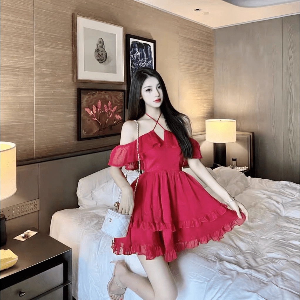 ĐẦM VOAN MÀU SẮC ĐƠN GIẢN CHẲNG QUÁ CẦU KÌ NHƯNG VẪN LUÔN GIỮ ĐƯỢC SỰ NỔI BẬT TRONG MỌI HOÀN CẢNH UP shop valentina