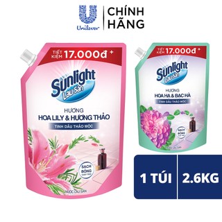 Nước lau sàn Sunlight thiên nhiên 2.6kg (Túi)