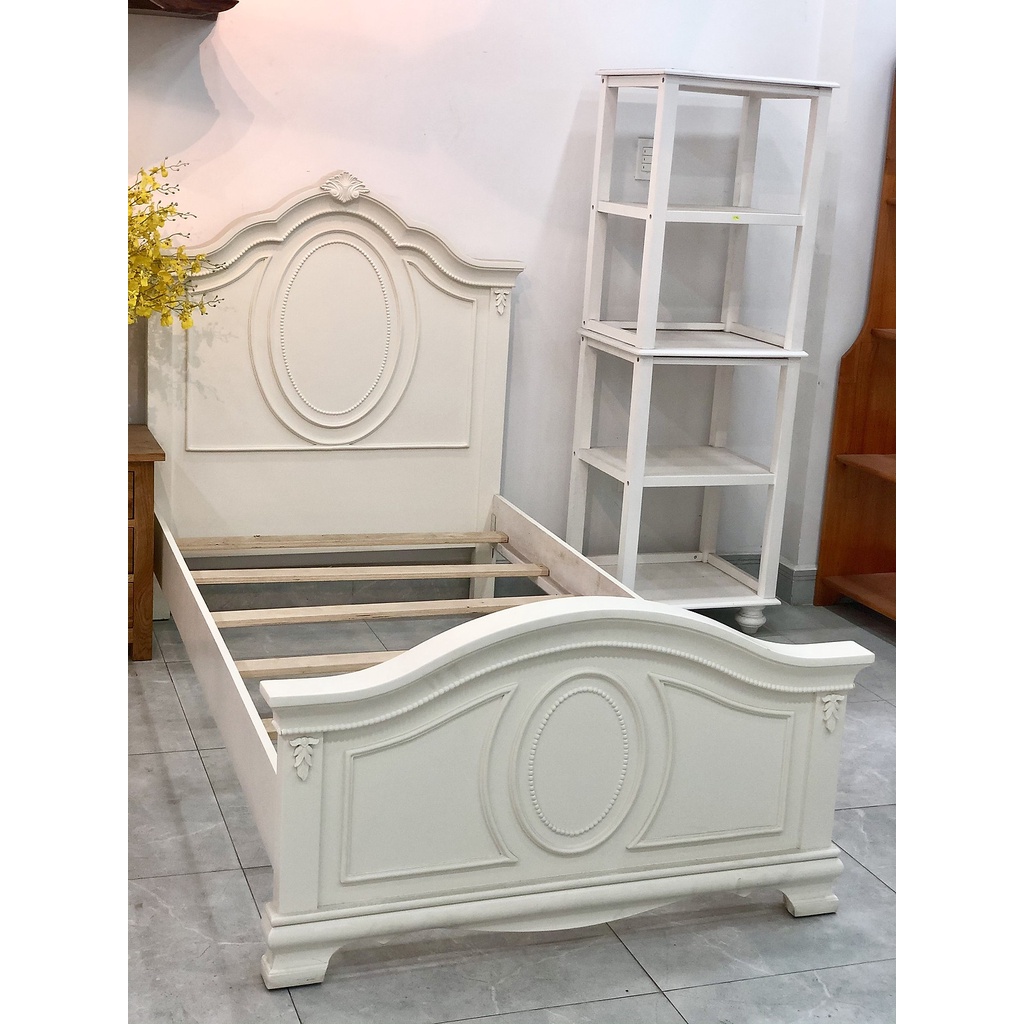 Giường Ngủ Cổ Điển Sang Trọng Kích thước 1mét Mã 9225 - Thương hiệu Viet Home Decor