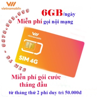 Sim 4G Thánh Up Vietnam mobile Data 6GB ngày, miễn phí 1 tháng