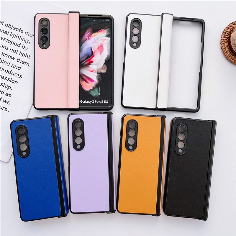 Ốp Điện Thoại Màu Trơn Cho Samsung Galaxy Z Fold 3 4 5G