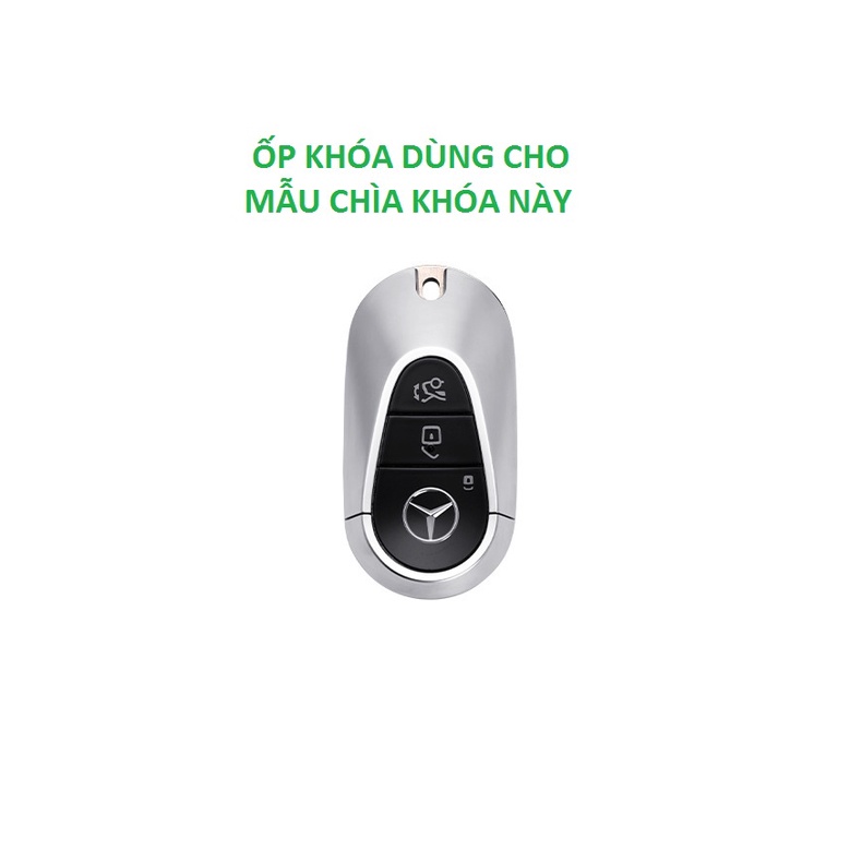 Ốp Chìa Khóa Xe Mercedes-Benz s-class s400l s450l  s500l W223 2022 mới c200l c260l Hợp Kim Kẽm