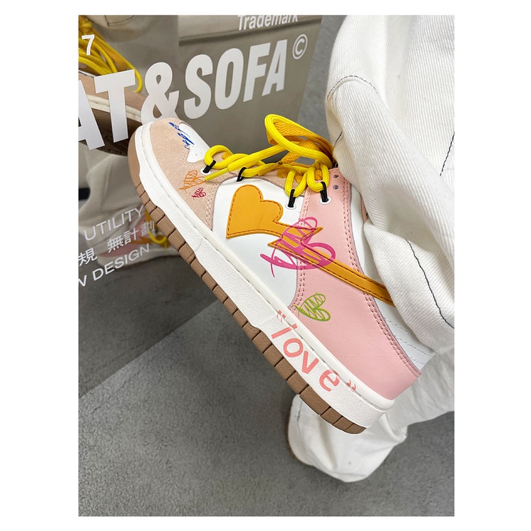 Giày Cat & Sofa Chính Hãng 🔴SIMPLE SNEAKER🔴 Giày Sneaker Cat Sofa Love Pink Phong Cách Đường Phố AC270
