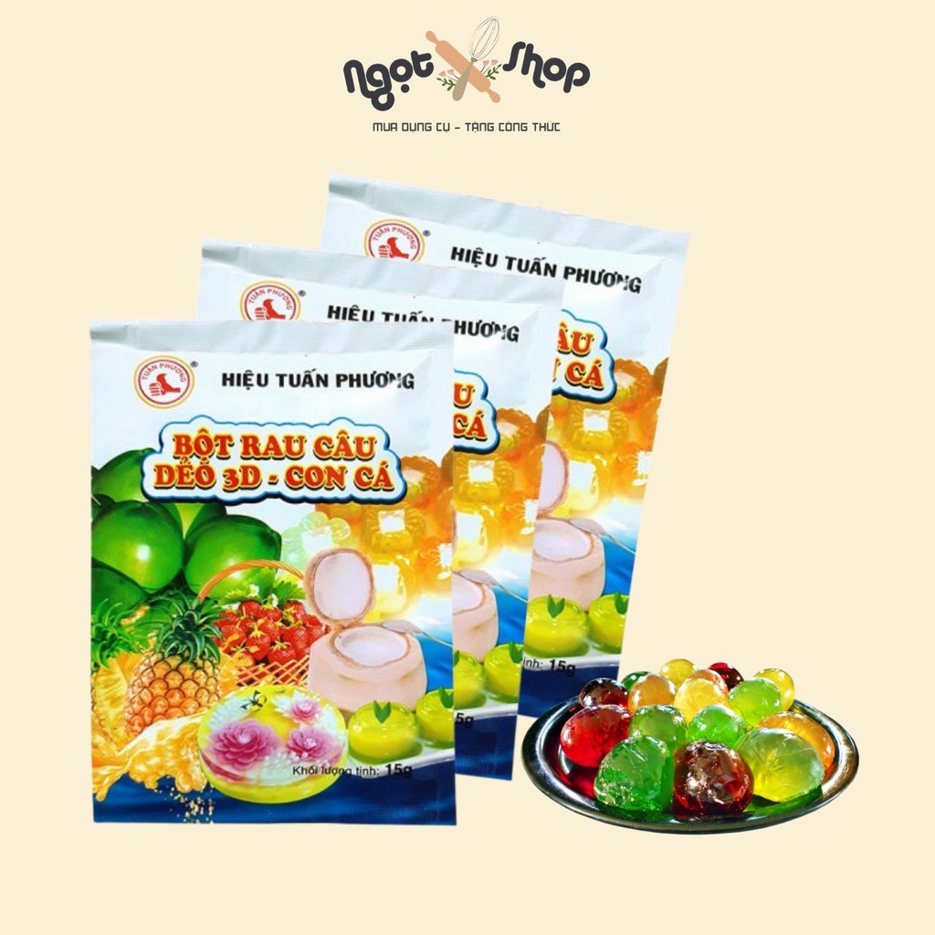 Bột rau câu dẻo Tuấn Phương 10g