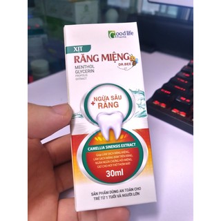 Xịt răng miệng - ngăn ngừa sâu răng, làm thơm miệng - Good life