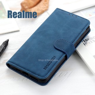Realme C65 C67 /11 Pro+ 5G C51 C53 C55 Realme 10 C33 C30S /9 Pro+/9i C35 C25Y C21-Y C25s C20 Realme 8/7 Pro 7i C17 C15 C12 Bao da PU dạng nắp gập Bao da điện thoại cho