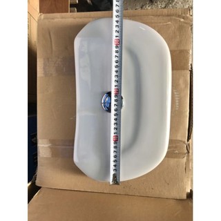 Nắp sứ két nước bồn cầu nút nhấn Thái bình dùng bồn cầu Viglacera VI88