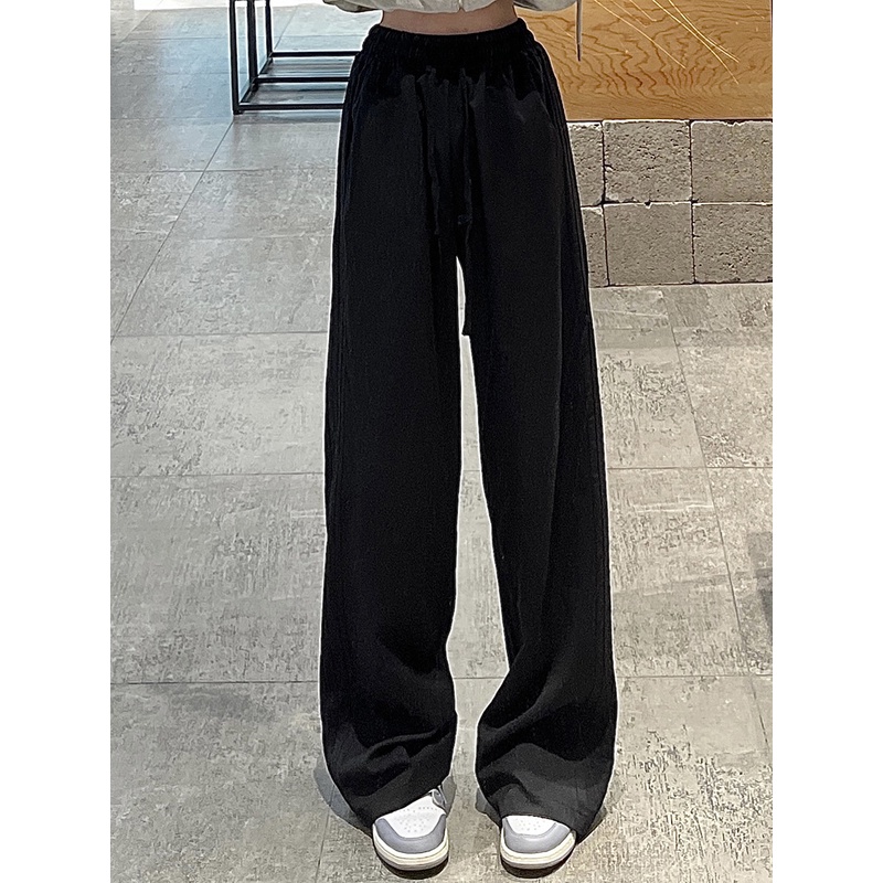 NRVP Quần Thể Thao Dài Dáng Rộng Phong Cách Thời Trang Hàn Quốc