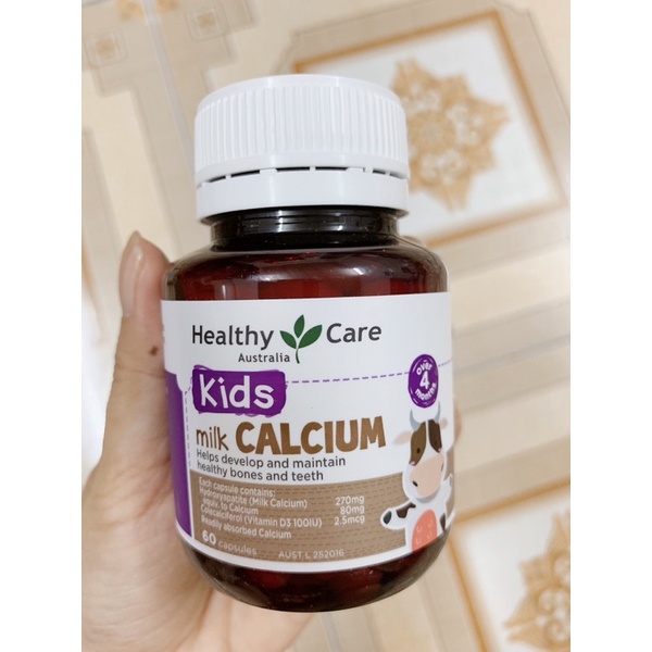 viên uống kid milk calcium 60 viên Úc (chính hãng)