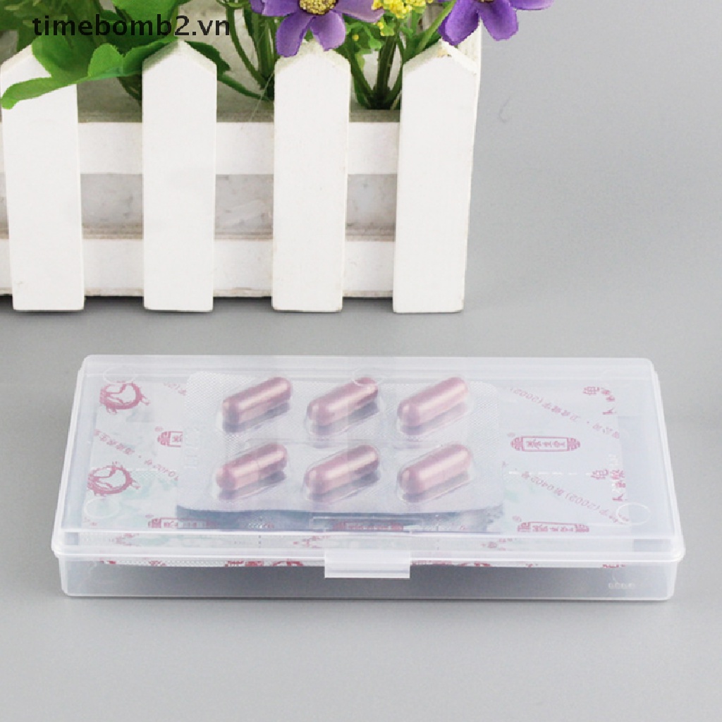 Hộp Nhựa Pp Trong Suốt Có Nắp Đậy Đựng Trang Sức Tiện Dụng