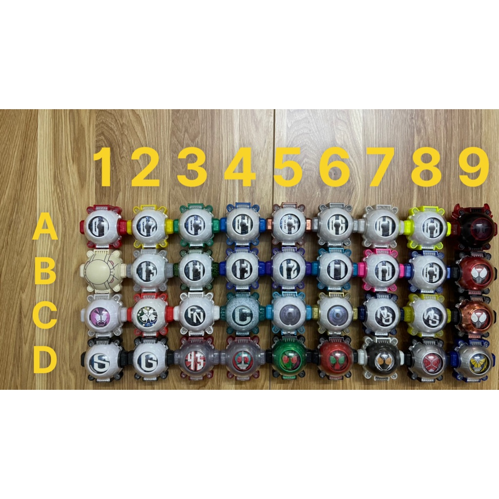 Hiệp sĩ mặt nạ - Tổng hợp DX/Candy/Gashapon Eyecon - Kamen Rider Ghost Bandai