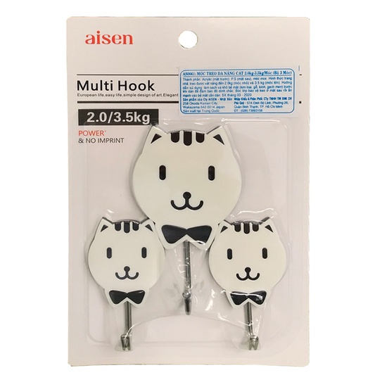" Móc treo đa năng OK 2.0kg/móc (bộ 2 móc) AS0056"