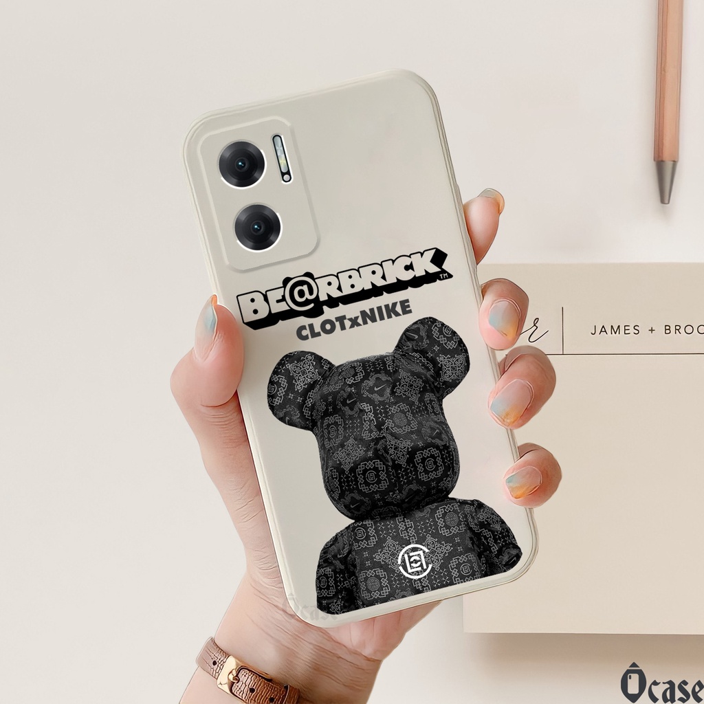 Ốp lưng Xiaomi Redmi Note 11E 5G / Redmi 10 5G / Redmi 10 Prime+ 5G / Poco M4 5G in hình gấu  cạnh viền