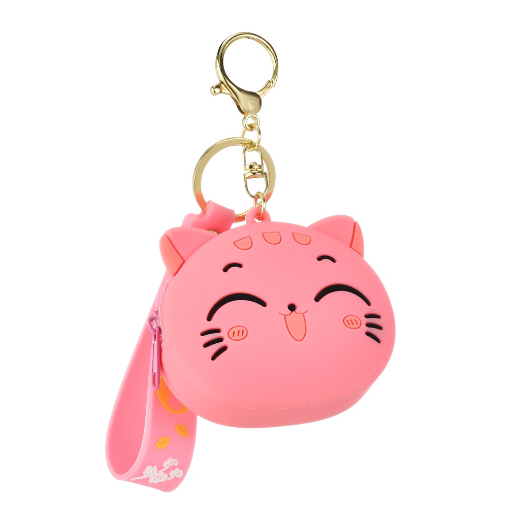 Hoạt Hình Túi Đựng Tiền Xu / Tai Nghe Hình Mèo Dễ Thương