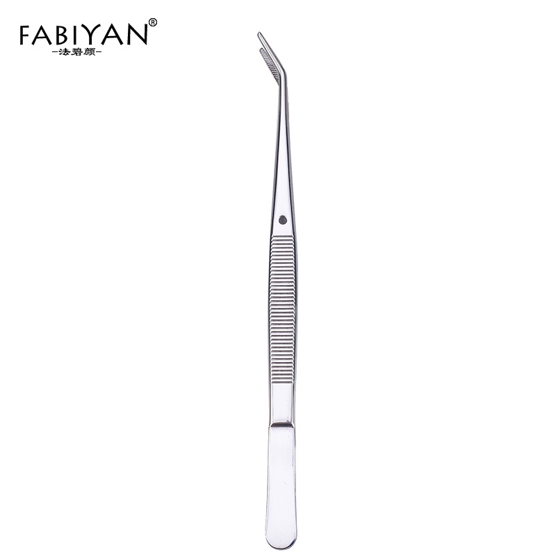 Nhíp FABIYAN bằng thép không gỉ đa năng gắp linh kiện/ kim tuyến trang trí móng tay/ nha khoa