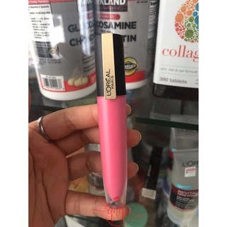 Son kem lì loreal 434 savor màu hồng baby dòng rouge signature - usa