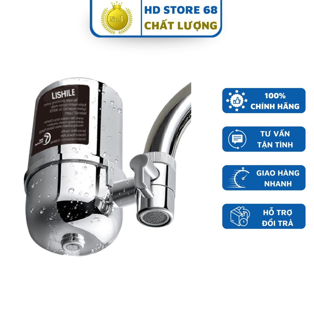 Bộ Lọc Nước Tại Vòi 7 Lớp Lọc Lishile Cao cấp Đầu Lọc Nước Siêu Sạch Lishile Chính Hãng Dễ Lắp,Nhỏ Gọn
