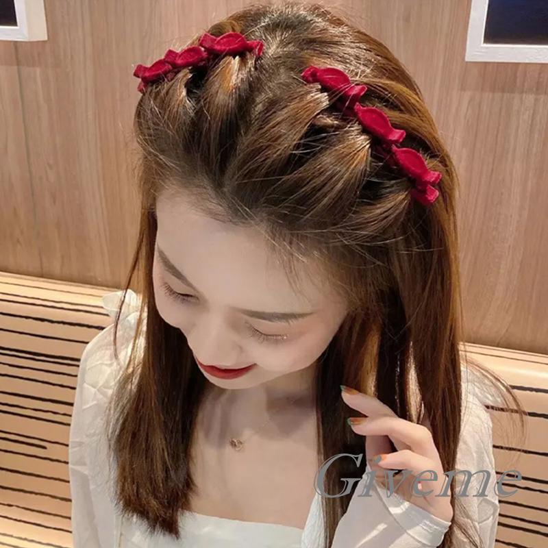 Dây Buộc Tóc xHairpins Màu Trơn Dài 9cm Thời Trang Cho Nữ