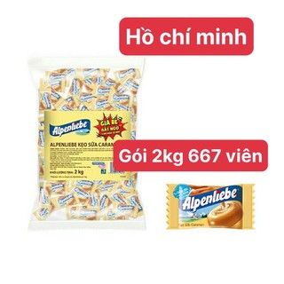 KẸO ALPENLIEBE HƯƠNG CAFE SỮA(GÓI 2KG667 VIÊN)