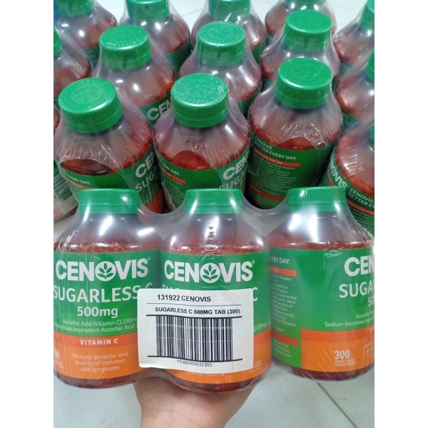 Viên ngậm Vitamin C không đường Cenovis 300 viên Úc Date 1/9/2023 ( Sep 2023)