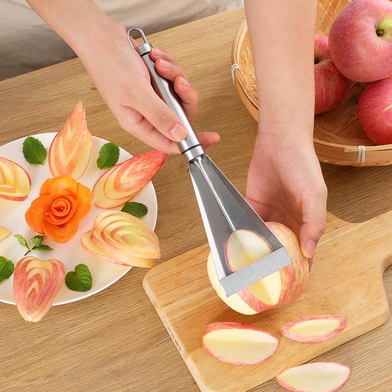 Dao Cắt Táo Bằng Thép Không Gỉ Hình Đôi Cánh Độc Đáo