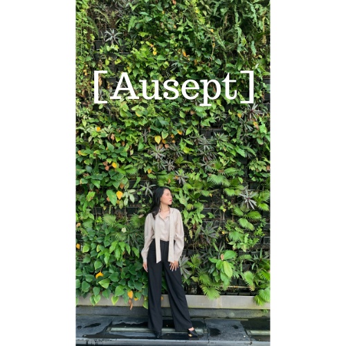 Áo sơ mi nữ Erternity Shirt by Ausept, màu trắng, be, xanh rêu