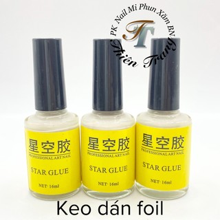 Keo dán phôi trang trí móng XKJ không cần hơ