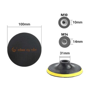 Đế Dán Chà Nhám  100mm
