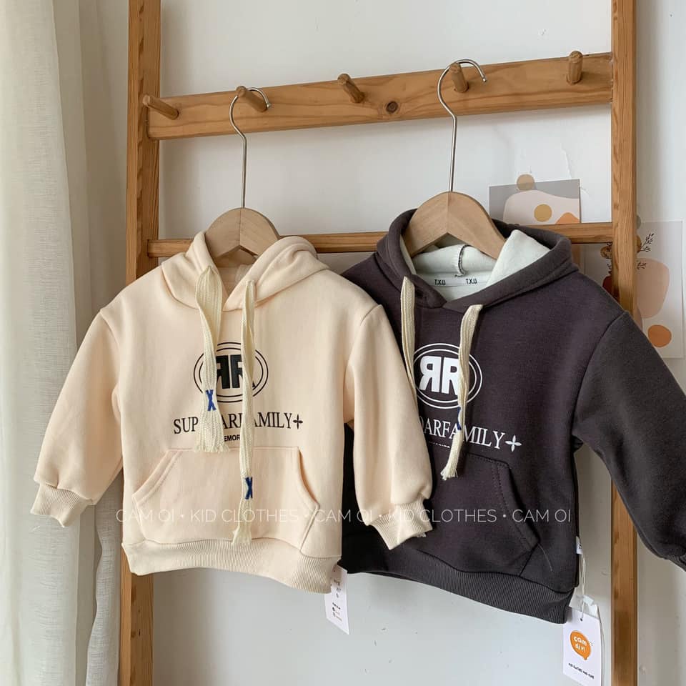 ÁO HOODIE CHẤT NỈ LÓT NHUNG MỊN THU ĐÔNG 2022