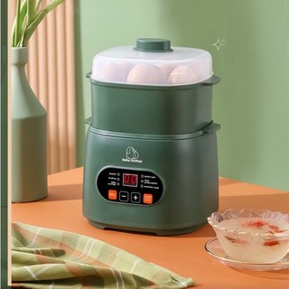 Nồi nấu chậm Baby Duckyy 0.8L có lồng hấp (bảo hành 1 năm)