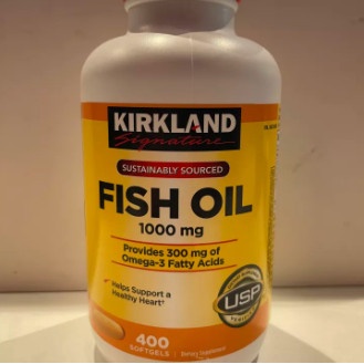 Dầu Cá Omega 3, Chất Béo Tốt Cho Sức Khỏe Đến Từ Mỹ Fish Oil KirkLand - 400 viên