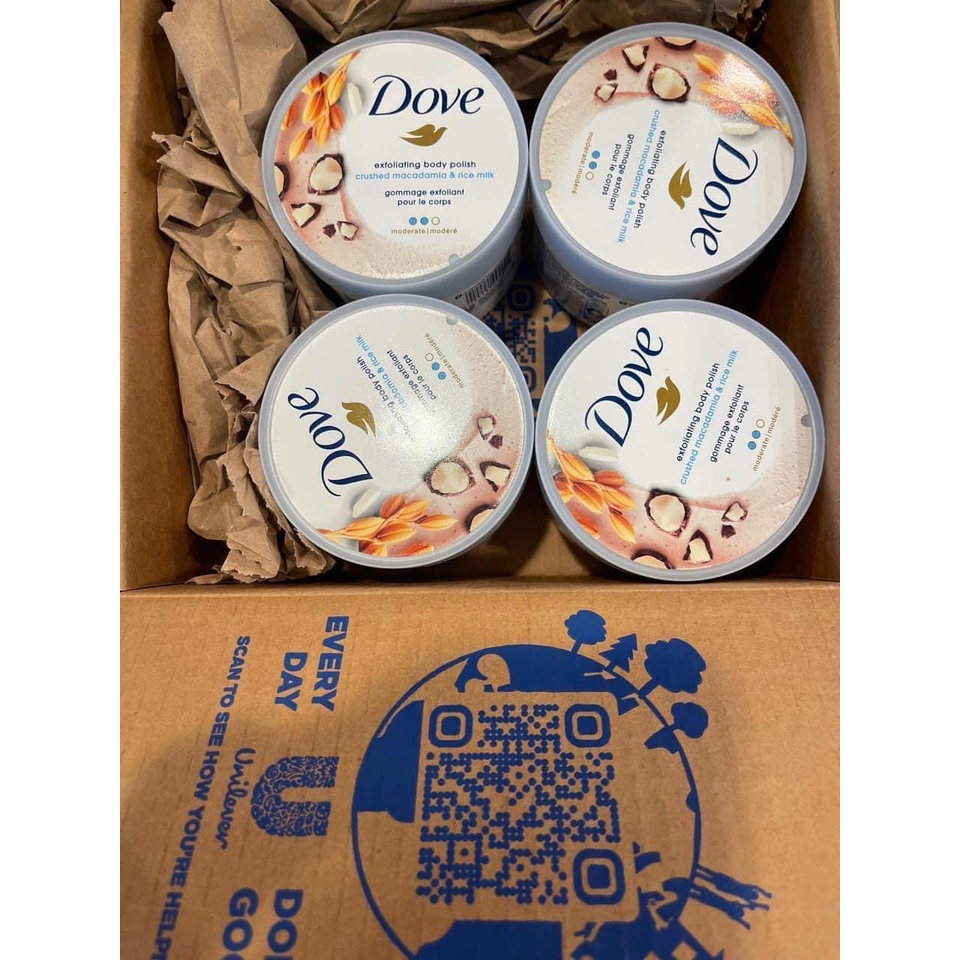 Tẩy da chết Dove Mỹ