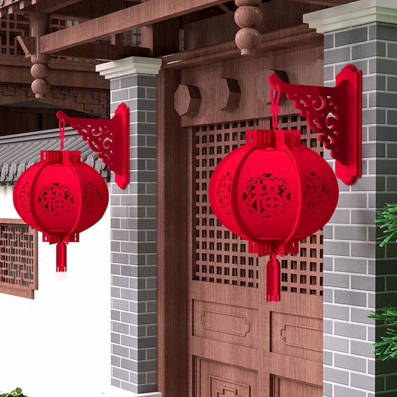 Lồng Đèn Đỏ Phong Cách Trung Hoa Truyền Thống Dùng Để Trang Trí