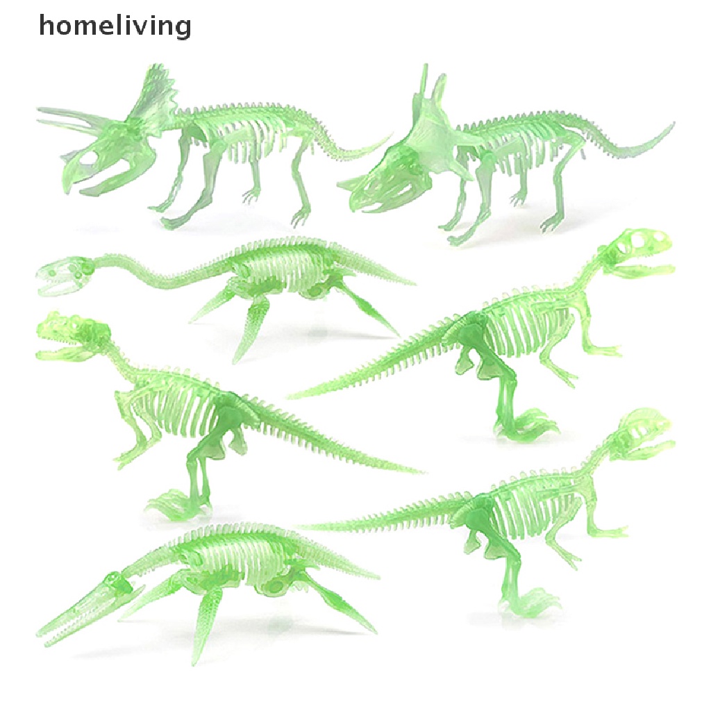 Mô Hình Xương Khủng Long Hóa Thạch Màu Dạ Quang Trang Trí