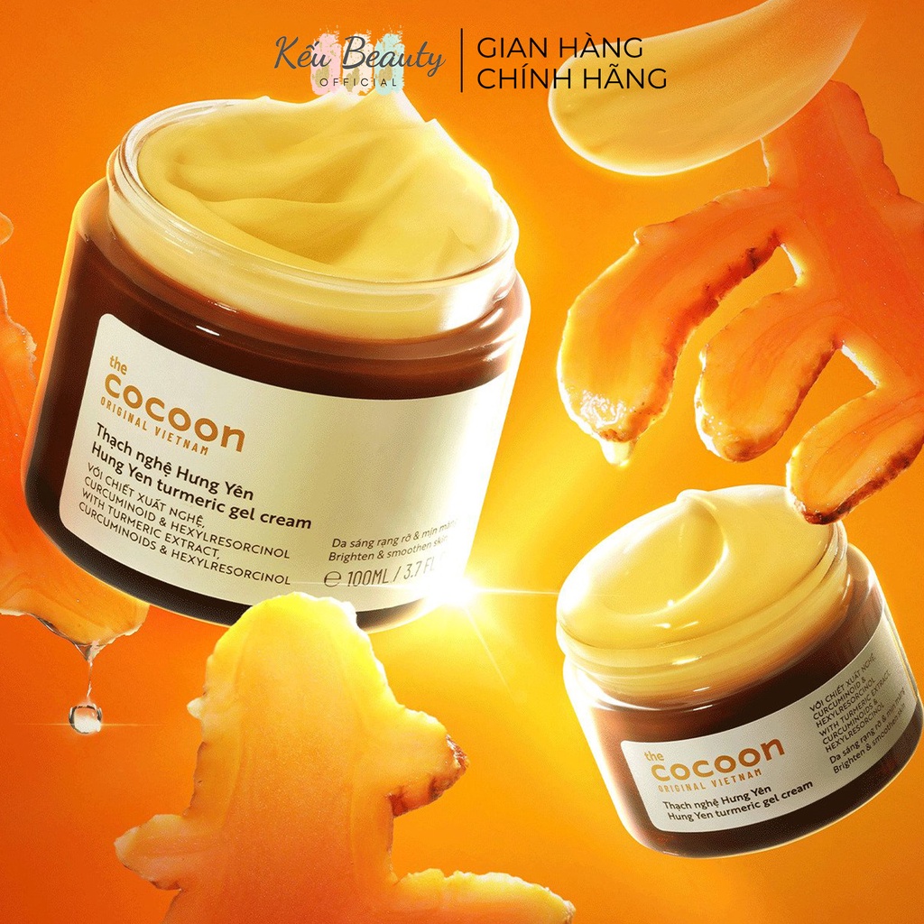 Thạch nghệ Hưng Yên giúp dưỡng sáng da và mờ thâm Cocoon 30ml