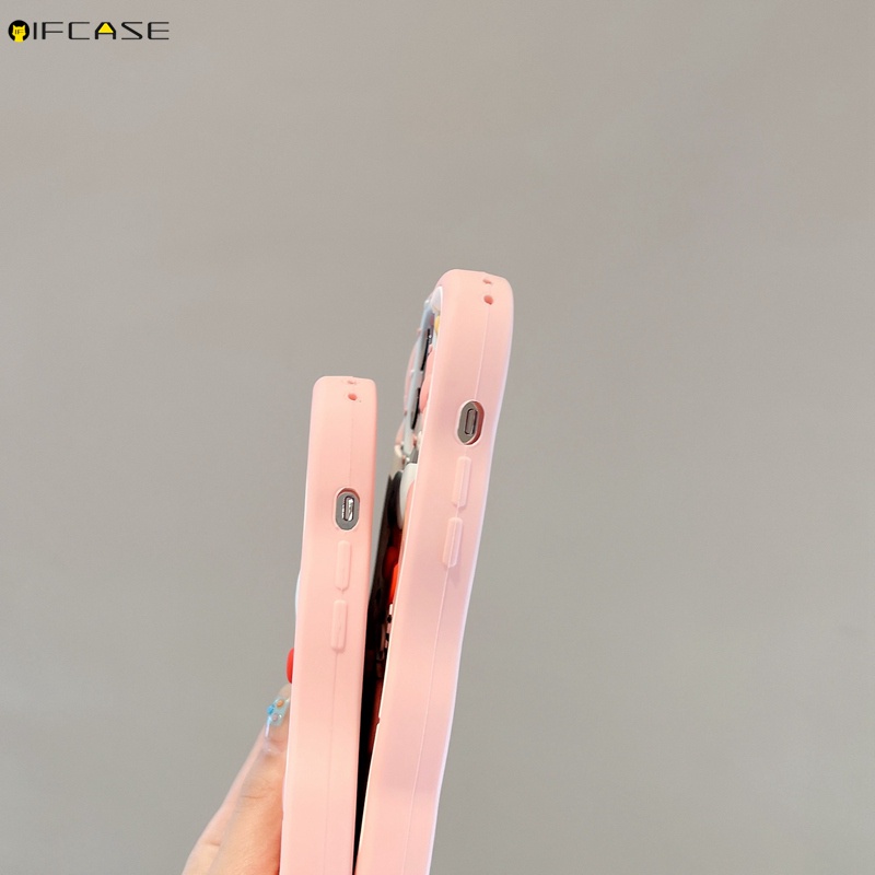 Ốp Điện Thoại Silicone Mềm Chống Sốc In Hình Hello Kitty Cho iPhone 14 Plus 14 13 12 11 Pro Max