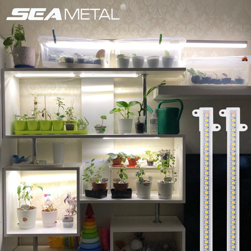 Phytolamp cho cây trồng Hẹn giờ 3200K Phát triển dải ánh sáng Đèn Phyto Thanh LED cho hoa trong nhà Cây con Bộ chuyển đổi điện Bộ dụng cụ thủy canh