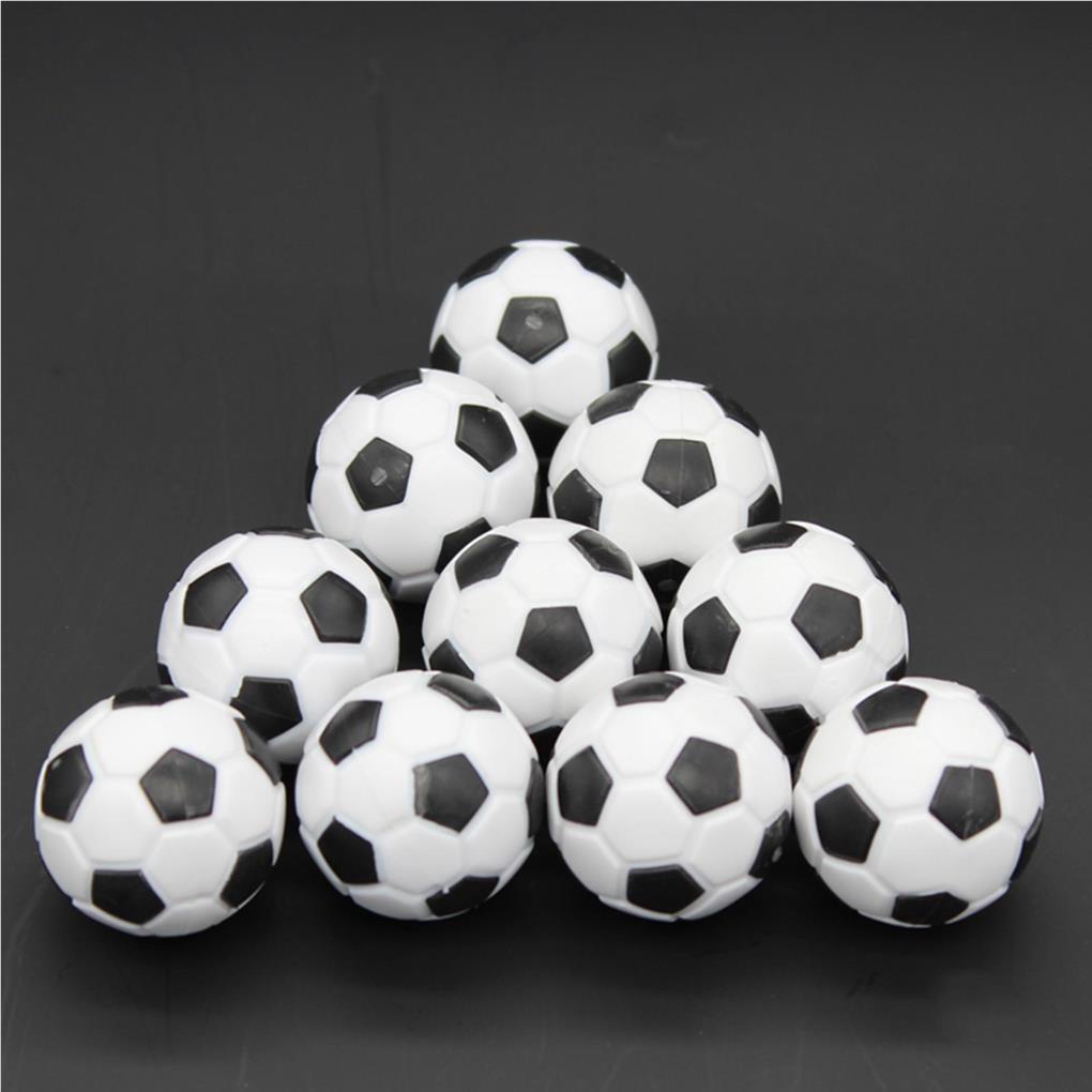 Set 12 Quả Bóng Đá Màu Đen Co Giãn Tốt Để Bàn Trang Trí