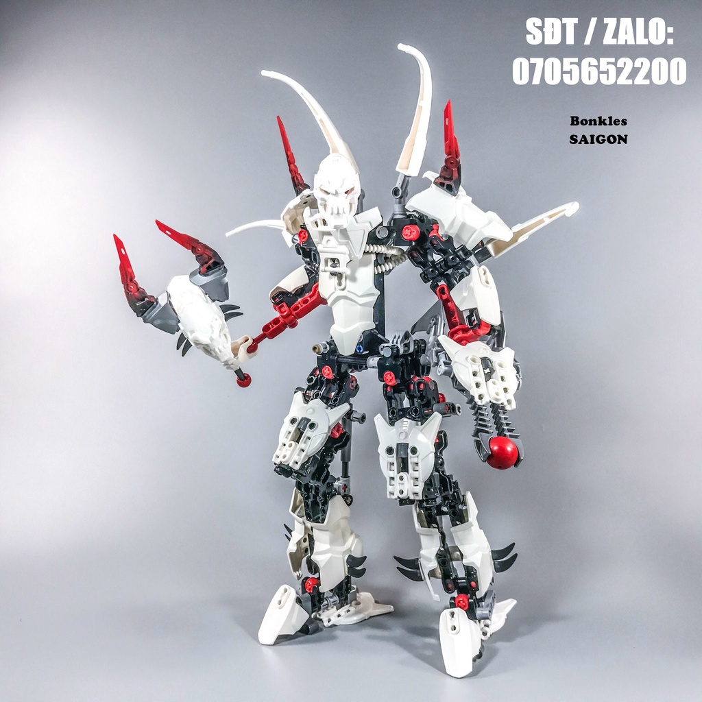 Đồ Chơi Mô Hình Vintage lắp ráp LEGO Hero Factory Savage Planet Villains: 2283 Witch Doctor Chính Hãng Đan Mạch (2011)