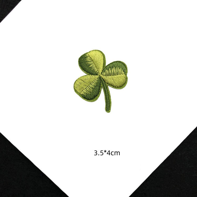 Sticker Ủi Thêu Hình Cỏ Ba Lá