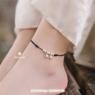 vòng tay chỉ đỏ chuông bạc