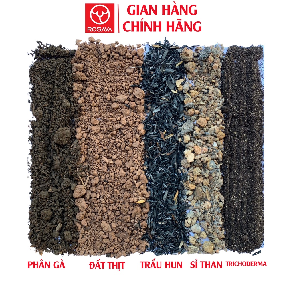 Phân gà Nhật hữu cơ vi sinh Rosava sạch, ủ hoai bón hoa hồng, lan, giấy, cây cảnh và rau sạch