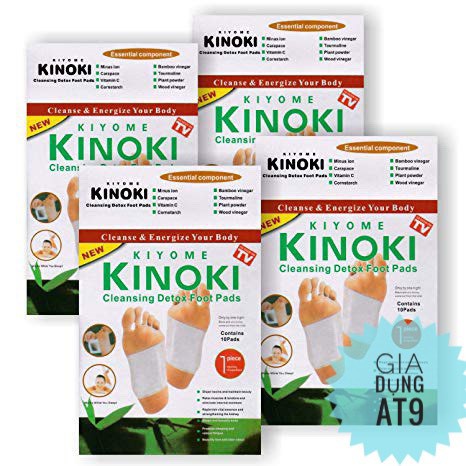 [Bạn mới nhập -50% đơn 0Đ] 10 Miếng Dán Chân Thải Độc Nhật Bản Kinoki Detox Foot Patch