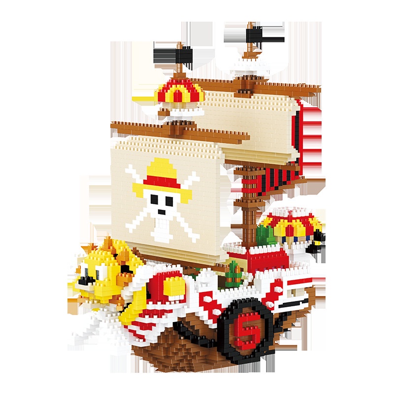 Lego One Pice đồ chơi lắp ráp mô hình tàu hải tặc Thousand Sunny cỡ lớn lego 3d ANDATOY AD1166