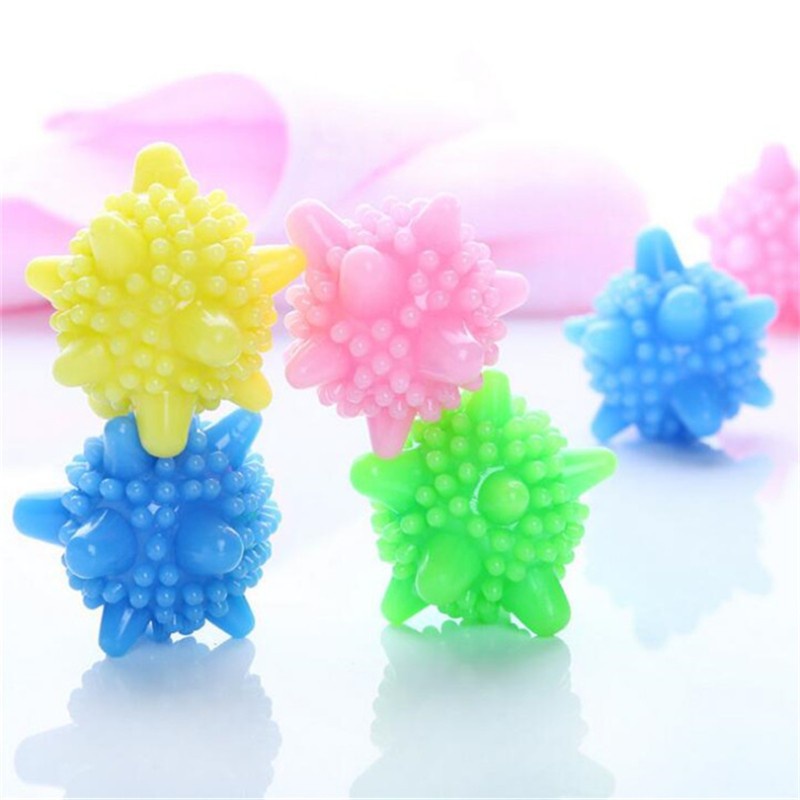 🍉Bóng Gặt Là Thẳng Quần Áo - Cầu Gai Thả Máy Giặt Hỗ Trợ Giảm Nhăn - Bóng Giặt Sinh Học DUASHOP.