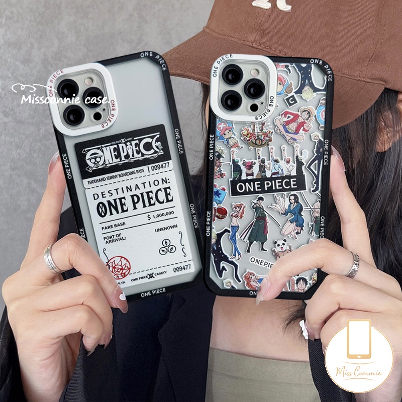 Ốp Điện Thoại TPU Hoạt Hình One Piece Cho IPhone 11 7 8 6 6S Plus 12 13 14 11 Pro MAX XR 7Plus 8plus 14 Plus X XS MAX SE 2020 8plus
