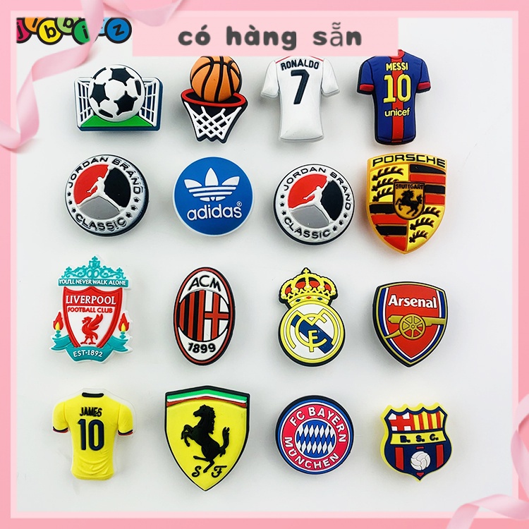 ✦Khóa Lỗ Giày✦Phụ Kiện Trang Trí Giày crocs Hình Hoa/Giày Bóng Đá/Đá