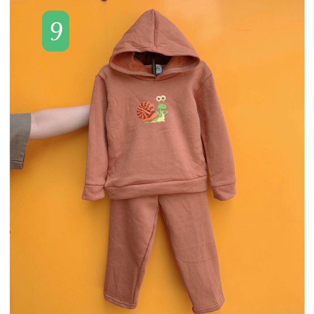 Bộ Nỉ Hoodie Nhiều Màu Cho Bé 2022 - Jumping Beans Official Store